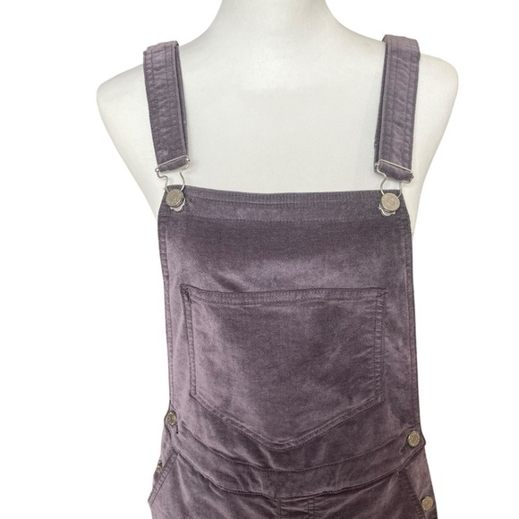BDG Urban Outfitters NWT Purple Velvet Overall Mini Skirt Dress Size XS - Picture 5 of 11
